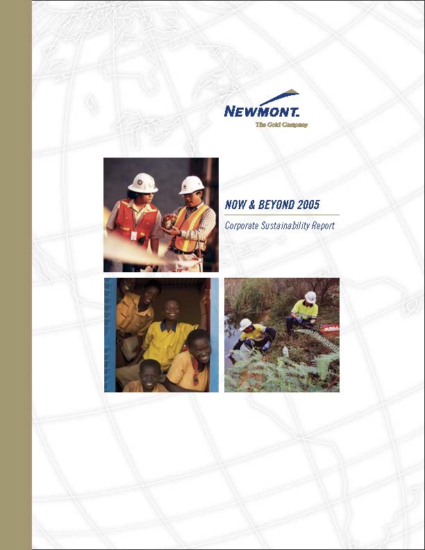Newmont 2006 CSR cover